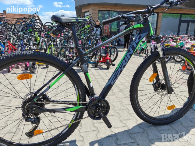 PA Велосипед 29" APOLON черен/зелен, снимка 11 - Велосипеди - 54277056