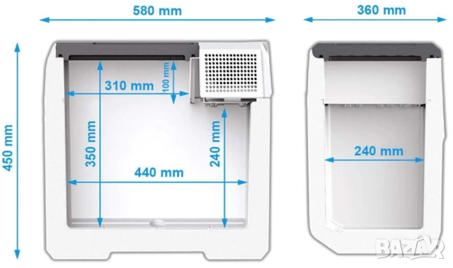 MOBICOOL 38L мобилен хладилник на 12V и 220V, снимка 17 - Хладилни чанти - 54602547
