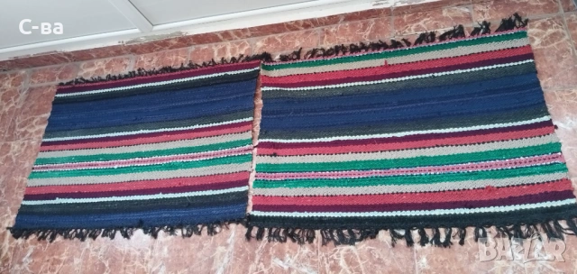 Черги, памучни, ръчно тъкани