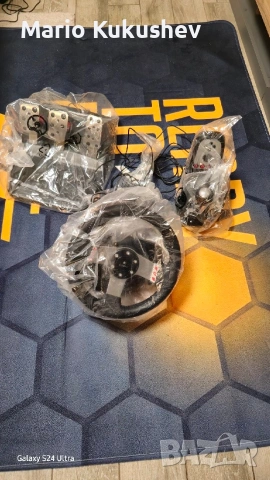 комплект волан и педали за Плейстейшън 3,4 и PC , снимка 2 - PlayStation конзоли - 55077124