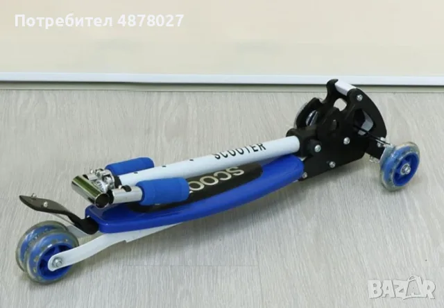 Детски скутер с възможност за регулиране на височината, снимка 4 - Скейтборд, ховърборд, уейвборд - 55458440