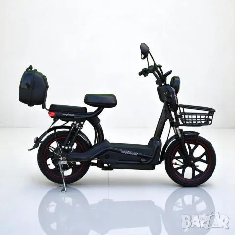 Електрически двуместен скутер – велосипед със 18″ гуми, 750W, 48V/20Ah, снимка 5 - Мотоциклети и мототехника - 55376641