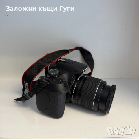 Фотоапарат Canon EOS 2000D + обектив Canon EF-S 18-55mm f/3.5-5.6 IS, снимка 4 - Фотоапарати - 54970537