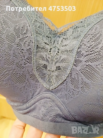 Сив сутиен Triumph 90 E нов, снимка 5 - Бельо - 54138666