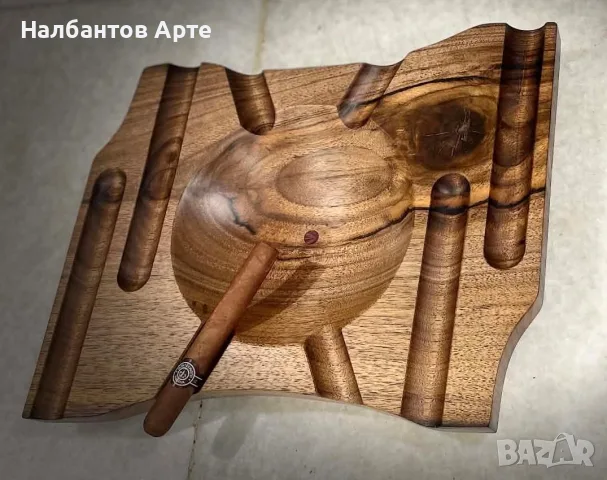 Пепелник за пури ръчна изработка, снимка 5 - Декорация за дома - 55462834