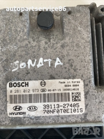 ECU контролен модул за Hyundai Sonata 2.0 Crdi (2009) 0281012973, снимка 2 - Части - 54413596