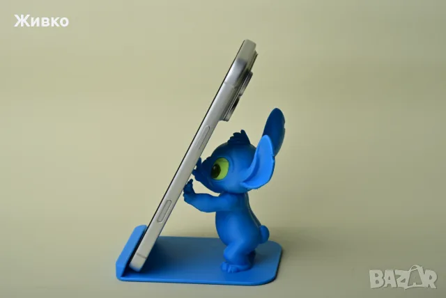 Поставка за телефон Stitch, снимка 2 - Селфи стикове, аксесоари - 55683730