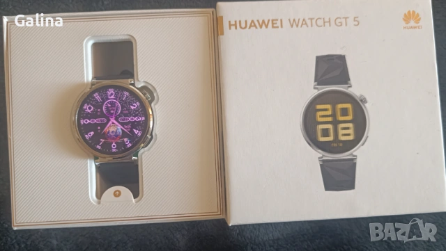 Смарт часовник HUAWEI WATCH GT 5 BLACK, снимка 6 - Смарт часовници - 54899753