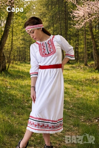 Стилни рокли с народни мотиви за малки и големи , снимка 12 - Рокли - 54513562