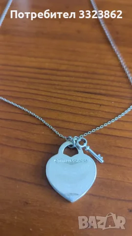 Дамско автентично колие Tiffany & Co, снимка 3 - Колиета, медальони, синджири - 55650406