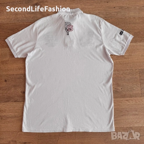 Поло тениска Paul & Shark Yachting Newport Boston мъжка размер L KNS F-24 бяла, снимка 9 - Тениски - 54128657