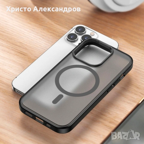 Кейс Phone Rebel за iPhone 16 Pro (MagSafe) + 2.5D Стъклен Протектор за екран – ЧИСТО НОВИ #64, снимка 3 - Калъфи, кейсове - 54634875