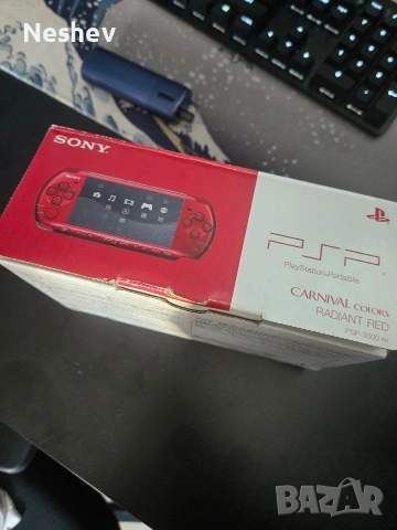 PSP 3000 Radiant red с кутия, снимка 6 - PlayStation конзоли - 55188367