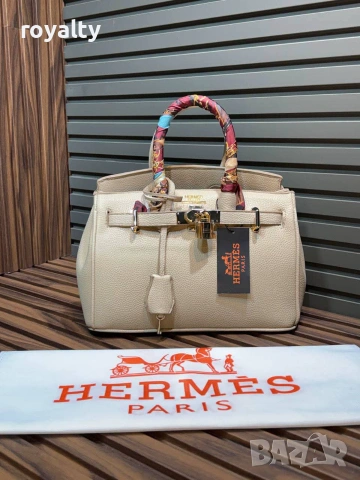 Hermes Нова Дамска Кожена Чанта Ерме Различни Цветове , снимка 4 - Чанти - 55288839