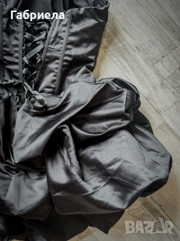 Нова къса кукленска рокля в черно, снимка 3 - Рокли - 53977800