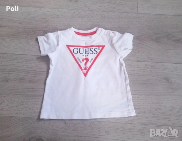 Тениски на Guess 3-6 месеца , снимка 3 - Бебешки блузки - 54109893