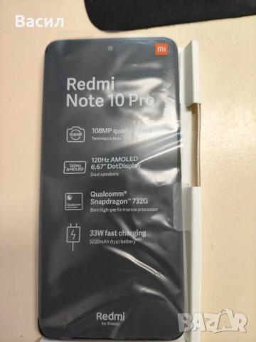 Redmi note 10 pro, снимка 3 - Xiaomi - 54262120