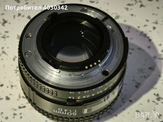 Nikon 50mm 1:1.4 D, снимка 6 - Обективи и филтри - 54263387
