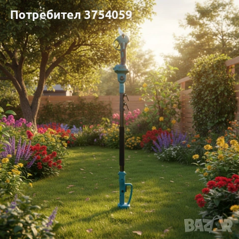 Телескопичен прът Kraft Royal 135–180 см за акумулаторни ножици и резачки — удължава обхвата, удобен, снимка 3 - Други стоки за дома - 55184225