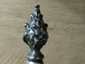 Старинен бронзов свещеник , снимка 3