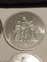 Франция 2x 10 франка 2x 50 франка, снимка 6