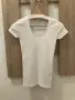 Бяла памучна тениска на Levis, XS размер, снимка 3