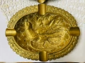 Красив месингов пепелник от Англия с птица, снимка 3