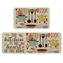 4577 Комплект 2 бр. Противоплъзгащи Килимчета за Кухня – Издръжлив Полиестер и Гумена Основа, снимка 2