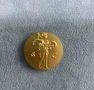 Позлатена древноримска монета , снимка 1