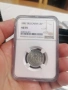 1/2 Лева 1882г NGC , снимка 1