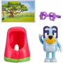Bluey Блуи комплект фигурка с аксесоари Баба блуи с очила, снимка 1