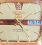 Мъжки часовник Seiko 5 7S26-5860 Day&Date Automatic 21 Jewels Japan !, снимка 3