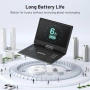 POFOTO 15.7" преносим DVD плейър/14.1" HD въртящ се екран/4000mAh батерия/2 колони/USB/SD/TV,черен, снимка 3