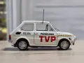 FIAT 126p TVP Monte Carlo 1975 - мащаб 1:43 на Hachette моделът е нов в блистер, снимка 5