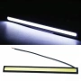 10бр. 17см DRL Дневни светлини за автомобили, водоустойчиви 12V LED COB , снимка 3