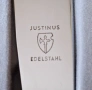 JUSTINUS - SOLINGEN - GERMANY - Прибори за хранене сервиз за 12 човека + комплект за сервиране нож , снимка 15