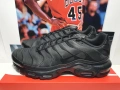 !НОВИ! Nike Air Max Plus 'TN' Leather | Triple Black | + КУТИЯ, снимка 2