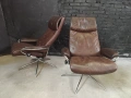 Чифт дизайнерски кожени релакс кресла Stressless Metro, снимка 10