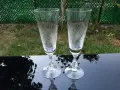 2 кристални чаши за вермут / вино, снимка 1