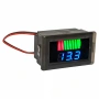 Индикатор за ниво на батерия 12V 24V 48V 60V 72V – LED волтметър с 8 сегмента за автомобил 10199, снимка 9