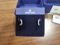 Обици Swarovski тип халка с кристали, кръгла форма, снимка 5