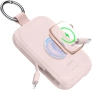 Преносима батерия Rorry 5000mah за iPhone и Apple Watch Розова, снимка 1