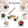 Златист театрален бинокъл с дръжка увеличение 3Х театър опера подарък, снимка 7