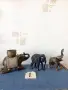 Стари дървени статуи на животни, от различни автори, години, държави. , снимка 6