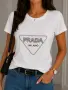 Prada Дамска Тениска👕Дамска Блуза С Къс Ръкав Прада Код A1618, снимка 1