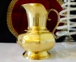 Бронзова кана за вино,позлата,многостенна. , снимка 2