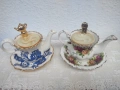 2 уникални чайника Cardew Royal Albert, Country Roses, Old Blue Willow, снимка 3