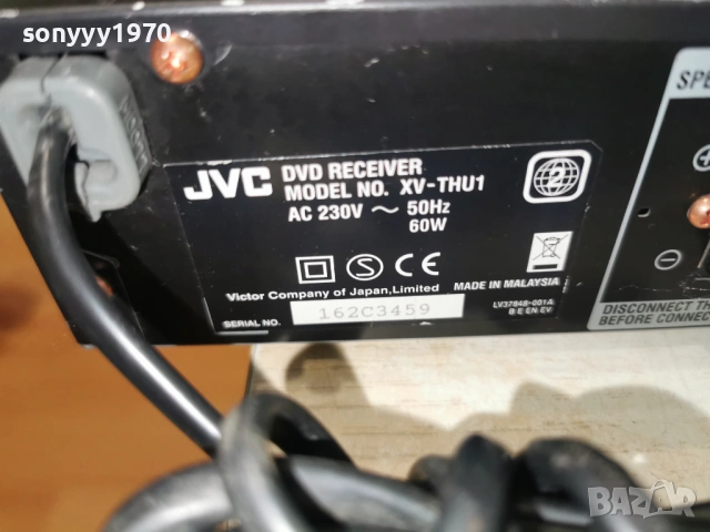 JVC XV-THU1 DVD RECEIVER-ВНОС SWEDEN 0305261243L1, снимка 8 - Ресийвъри, усилватели, смесителни пултове - 54396612