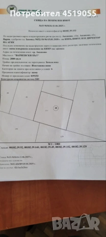 Парцел 2800 м2 Аксаково 65 000 €, снимка 2 - Други услуги - 54638363