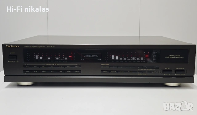 EQ стерео графичен еквалайзер ретро Hi-Fi TECHNICS SH-GE 70